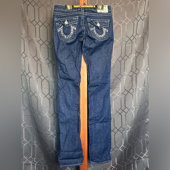 True Religion Dark Blue Jeans Size 27 - Picture 3 of 6
